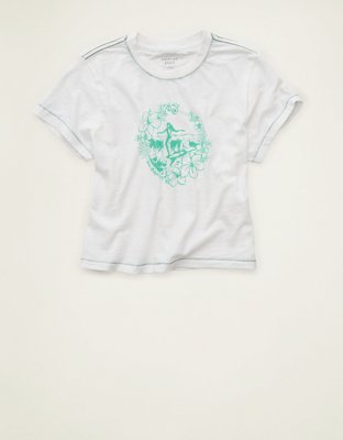 AE T-shirt rétréci à image Surf