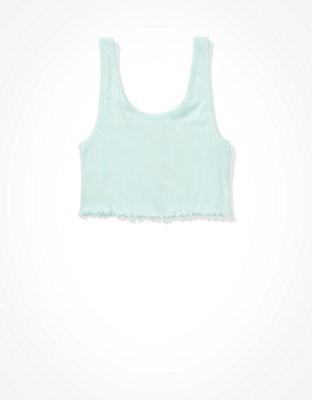 AE Cropped Graphic Tank Top
