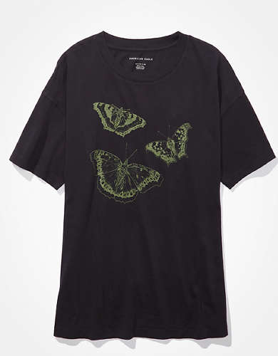 AE Oversized Butterfly Graphic Tee
