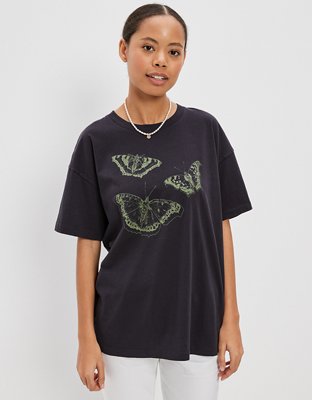 AE Oversized Butterfly Graphic Tee