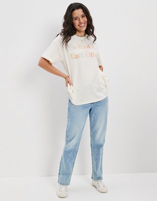 AE T-shirt extragrande con gráfico