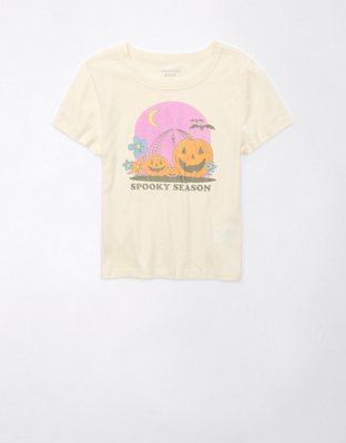 Женские футболки American Eagle AE Halloween Graphic Baby Tee — фото 3