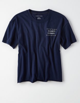 AE Embroidered Message Tee - 