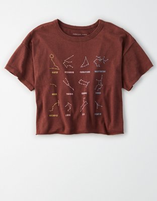 Женские футболки American Eagle AE Horoscope Graphic T-Shirt — фото 3