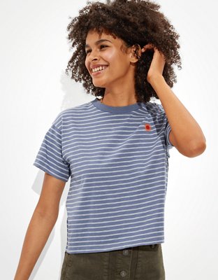 Женские футболки American Eagle AE Embroidered Sunflower T-Shirt — фото 4
