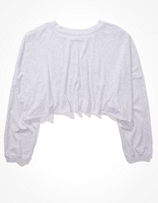 AE Long-Sleeve Sun + Moon Graphic T-Shirt