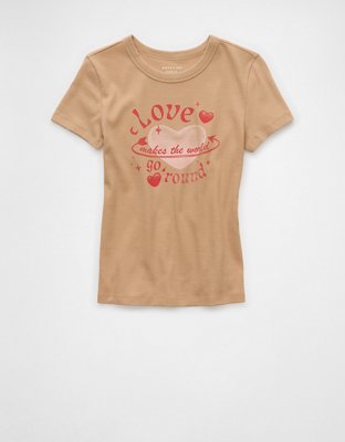 AE Valentine's Day Graphic Hey Baby Tee