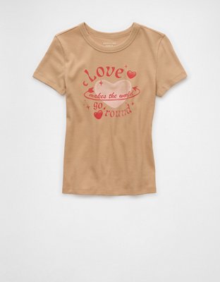 AE Hey Baby Valentine's Day Graphic T-Shirt