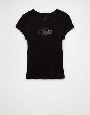 Женские футболки American Eagle AE Destination Graphic Hey Baby T-Shirt — фото 5