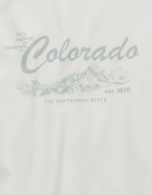 AE Destination Graphic Baby Tee