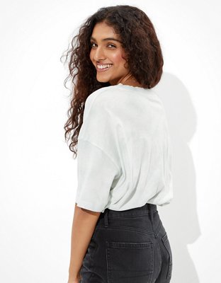 AE Oversized Tie Dye Peace Graphic T-Shirt