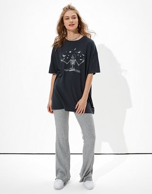 AE Oversized Skeleton Graphic T-Shirt