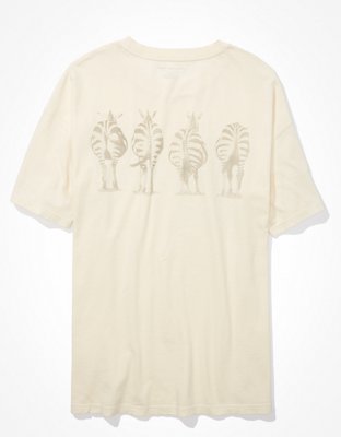 AE Oversized Zebra Graphic T-Shirt