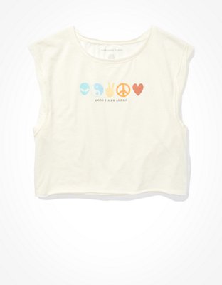 Женские топы American Eagle AE Peace + Love Graphic Tank Top — фото 3