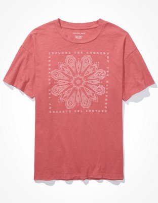 Женские футболки American Eagle AE Symbol Graphic T-Shirt — фото 3