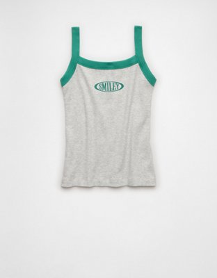 トップス logo gradation camisole & pants AE | Smiley® Graphic Tank Top | American Eagle