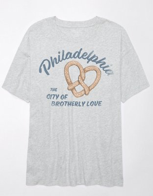 AE Oversized Philadelphia Pretzel Graphic T-Shirt