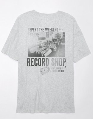 AE Oversized Music Graphic T-Shirt