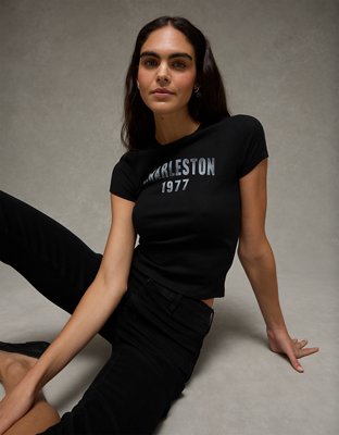 AE Charleston Graphic Hey Baby Tee