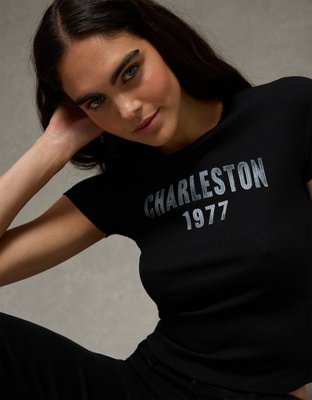 AE Charleston Graphic Hey Baby Tee