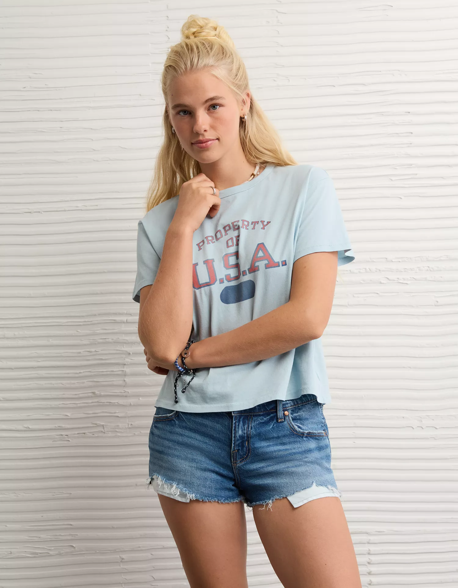 AE Ex-Boyfriend USA Graphic T-Shirt