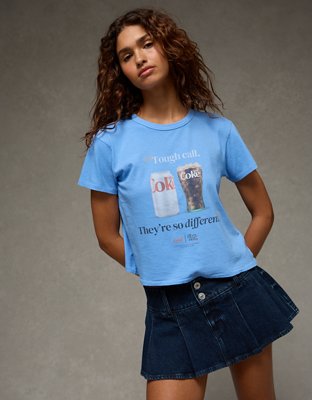 AE The Devil Wears Prada 2 | Diet Coke Cerulean Ex-Boyfriend Graphic Tee Shirt