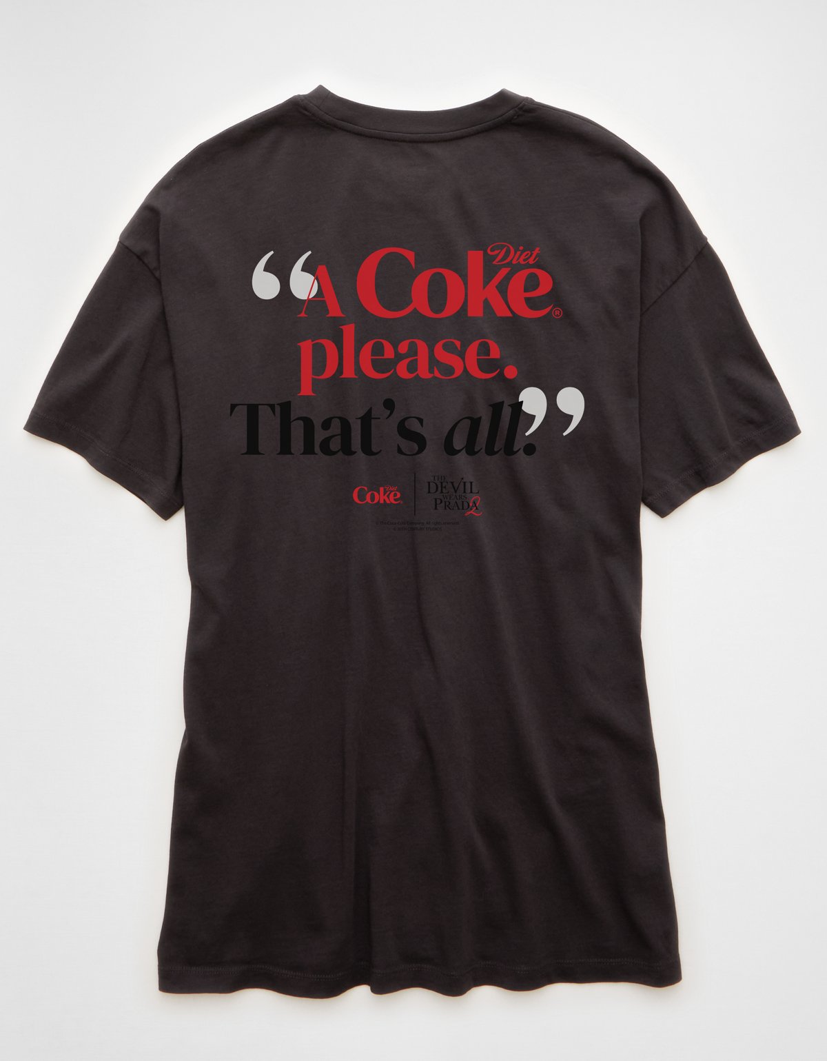 AE The Devil Wears Prada 2 | Diet Coke Oversized Graphic Tee Shirt - image 2