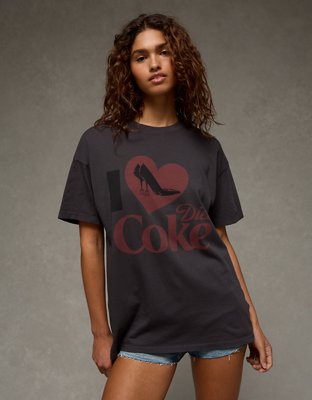 AE The Devil Wears Prada 2 | Diet Coke Oversized Graphic Tee Shirt from American Eagle - $34.95