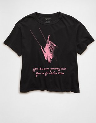 AE Boxy Fit Olivia Rodrigo Graphic T-Shirt