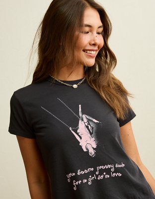 AE Boxy Fit Olivia Rodrigo Graphic T-Shirt