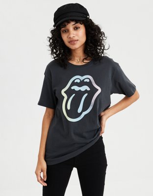 american eagle rolling stones shirt