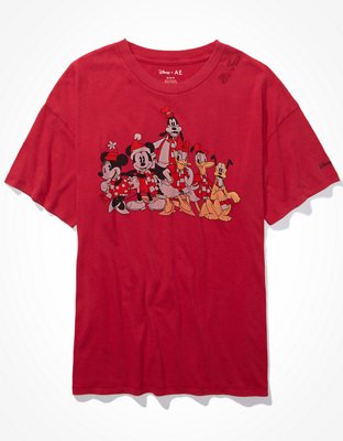 red graphic t