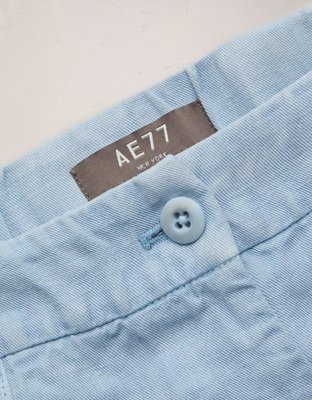 Женская юбка American Eagle AE77 Linen-Blend Maxi, цвет: Синий — фото 6