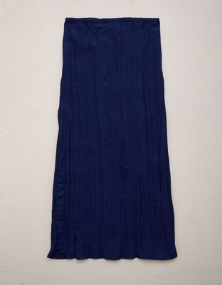 AE77 Crinkle Midi Skirt