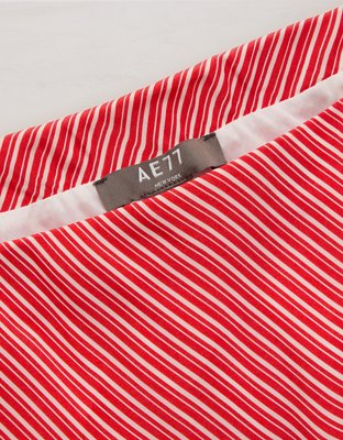 AE77 Striped Slip Skirt