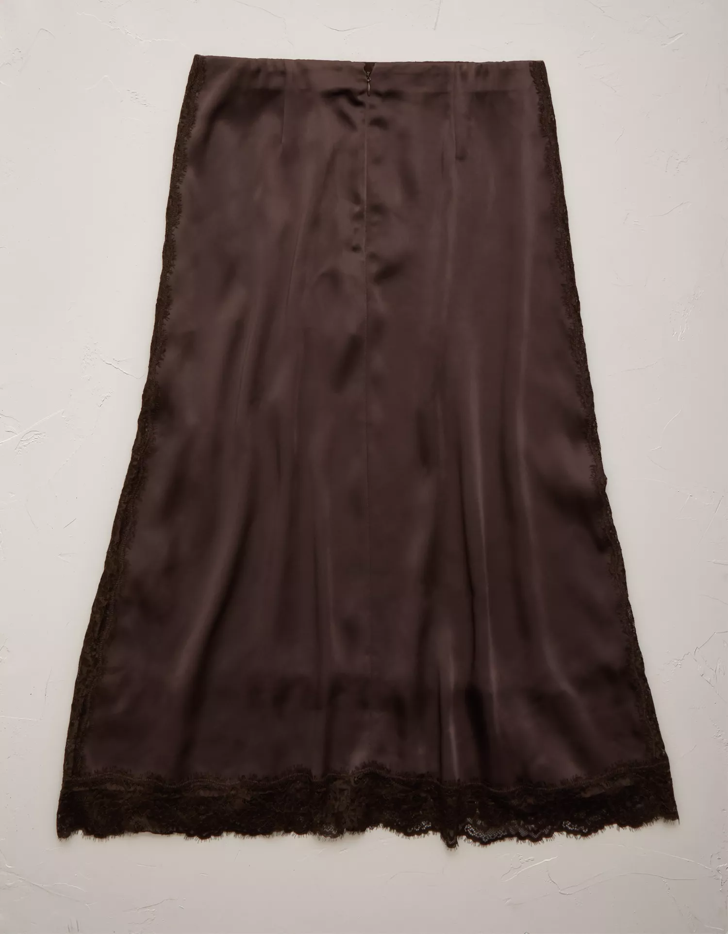 AE77 Satin Slip Lace Skirt - thumbnail 5