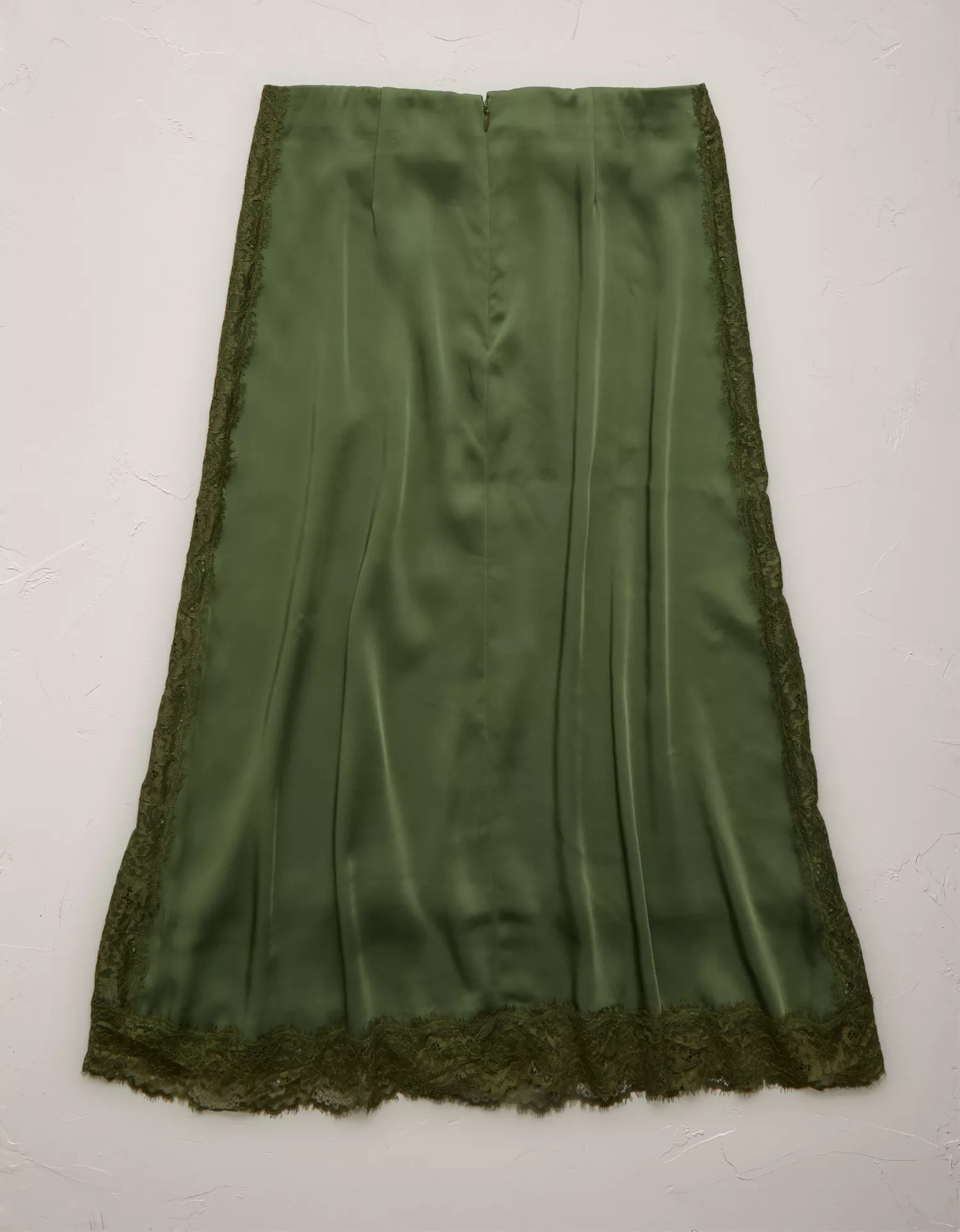AE77 Satin Slip Lace Skirt - thumbnail 2