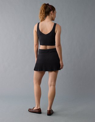 AE Ribbed Knit Mini Skirt