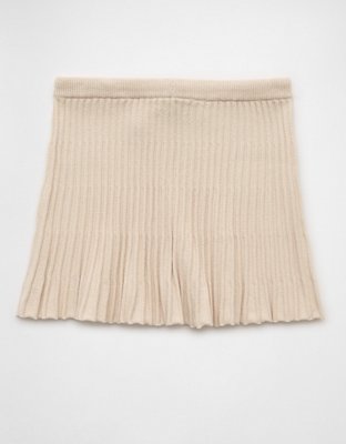Minijupe en tricot côtelé AE