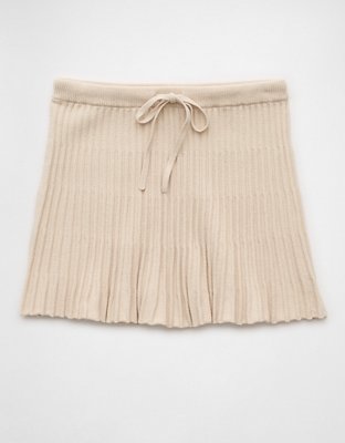 AE Ribbed Knit Mini Skirt