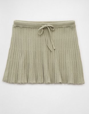 AE Ribbed Knit Mini Skirt