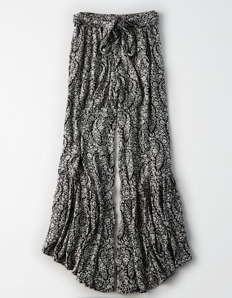 Женские брюки American Eagle AE RUFFLE TIER PANTS