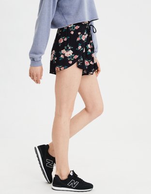 Женские брюки American Eagle AE Tie Front Tulip Short — фото 5