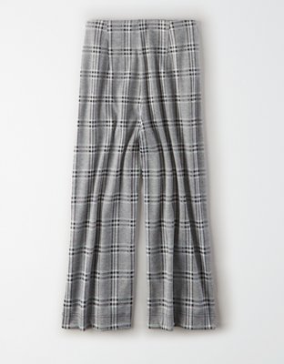 AE High Waisted Plaid Culotte Pant