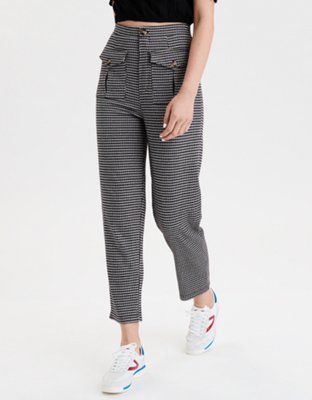 AE High-Waisted Plaid Pant