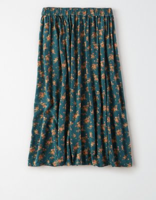 Женские юбки American Eagle AE High-Waisted Button Front Midi Skirt — фото 4