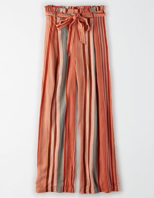 AE High-Waisted Tie Front Paperbag Pant