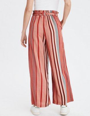 AE High-Waisted Tie Front Paperbag Pant