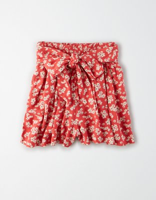 AE High-Waisted Smocked Short