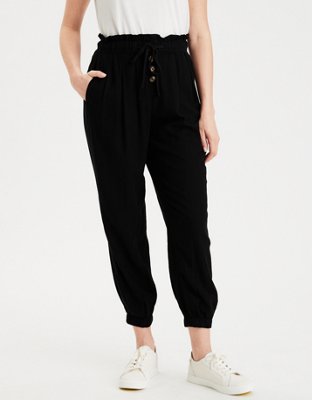 ae high waisted denim jogger